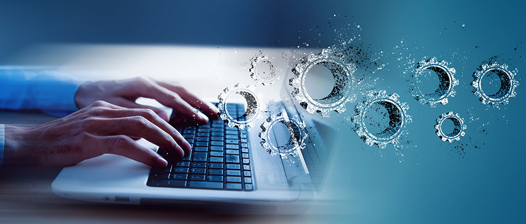 Teeth and gear mechanisms. High-tech digital technology and engi